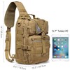 G4Free Tactical Sling Backpack Big Molle EDC Crossbody Bag Pack