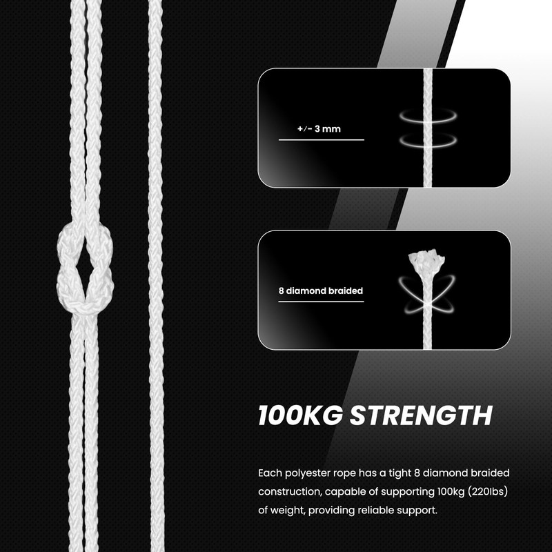 Abma Cord Polyester Rope Cord 3 mm x 30 m