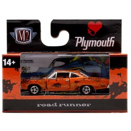 M2 MACHINES 1/64 Auto-Thentics Release 94 1969 PLYMOUTH ROAD RUNNER M2 1:64 Scale AutoSensics Release 94 "1969 Plymouth Roadrunner"