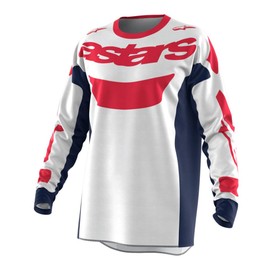 Alpinestars 2026 Racer Riway Jersey S, White/Blue/Red