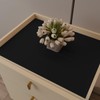 Zinkooat Leather Nightstand Cover,1.8mm Thick,15.75x23.6 Inch end Table Cover,Side Table