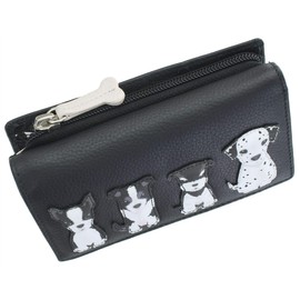 Mala Leather Best Friends Collection Leather Purse RFID 3509_65 Black