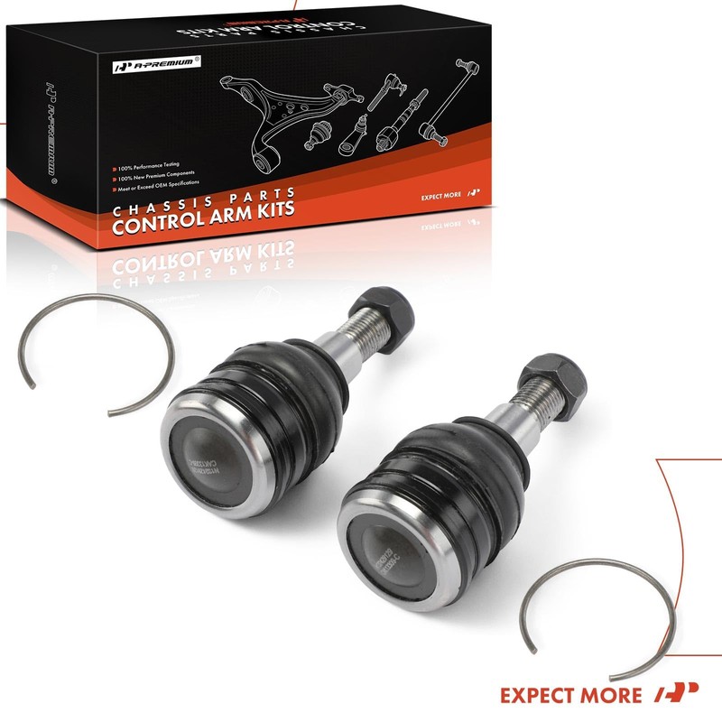 A-Premium 2 x Front Lower Ball Joints, Compatible with Mitsubishi