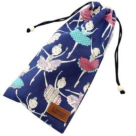 s.lemon Dance Shoe Bag Cotton Drawstring Bag for Lace Shoes Ballet Shoes, Blue Ballet Girls, shoe bag