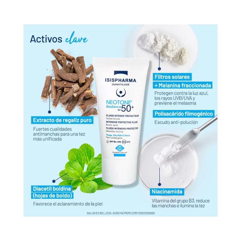 Neotone Radiance Spf 50+ Muy Alta Protección 30 Ml