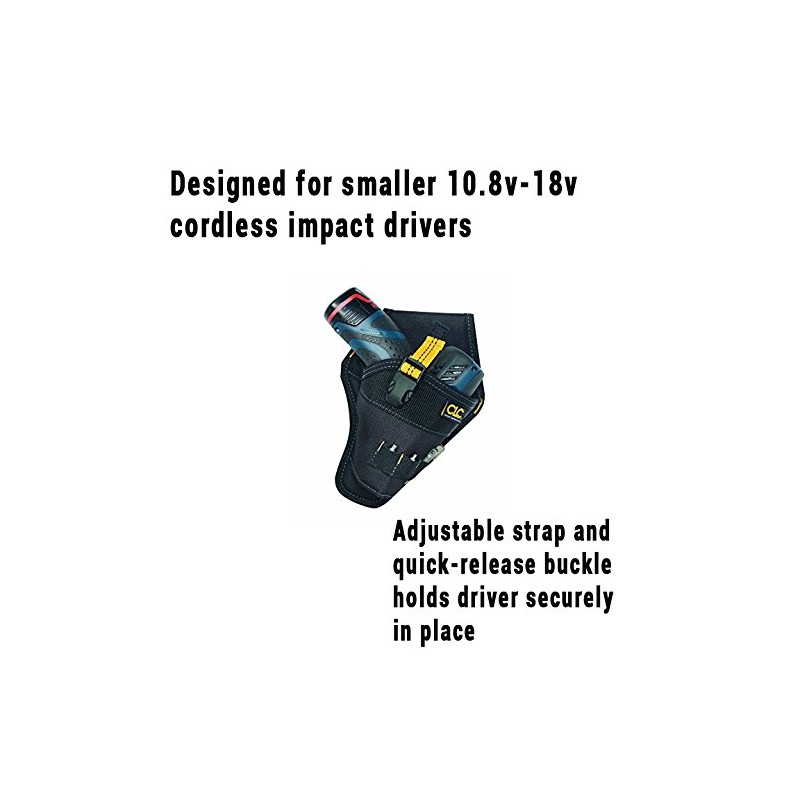 Custom Leathercraft CLC 5021 Impact Driver Holster,Black