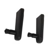 1 Pair Bike Rearview Mirror Plastic Handle Foldable 360 Degree