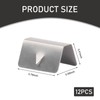 dawfall 12 PCS Automotive Wind Deflector Clips, 0.41" x 0.59