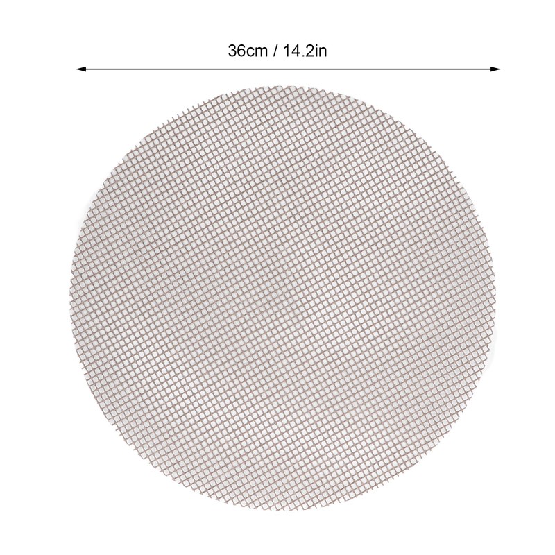 5Pcs High Temperature Resistant Barbecue Round Mat Reusable Non Stick