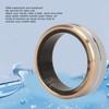 Yanmis Smart Fitness Tracker Ring, IP68 Waterproof Health Tracker, Ceramic