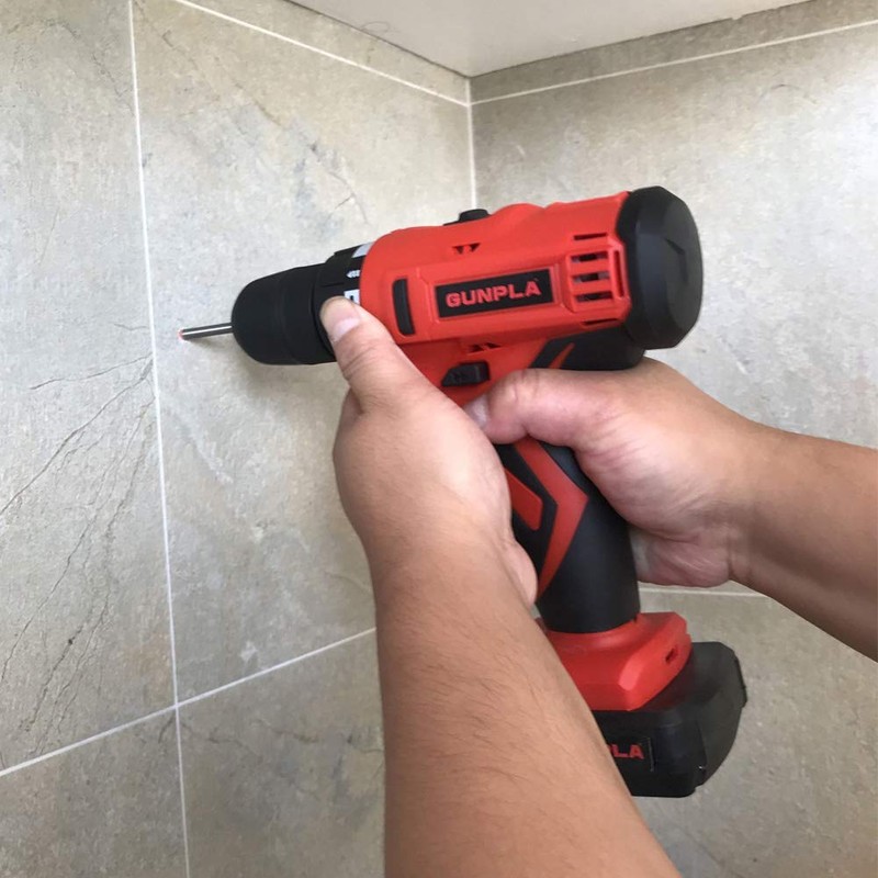 Gunpla 10Pcs Multi-Material Drill Bits Set, Cemented Carbide Masonry Drill