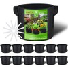PHYEX 12-Pack 7 Gallon Grow Bags, Heavy Duty Fabric Pots