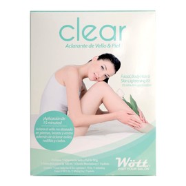 Aclarante de Vello y Piel Clear Wött - Decolorante crema activadora 20 volumenes