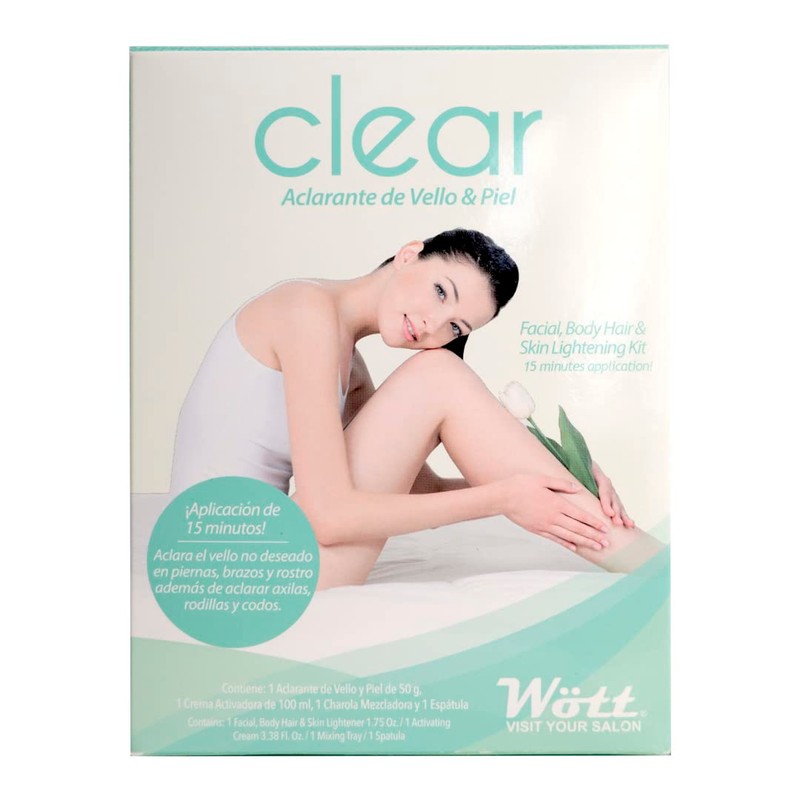 Aclarante de Vello y Piel Clear Wött - Decolorante crema
