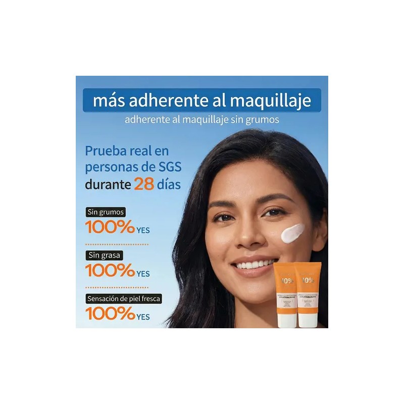 Base De Maquillaje Protectora Spf50 Con Color 30g