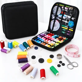 Complete Sewing Kit for Home Repairs – Portable Thread, Needle & Scissors Set for DIY, Travel and Everyday Sewing
