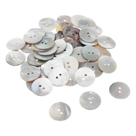 30Pcs Pearl Button, Mother of Pearl Buttons Set, Shell Buttons for Sewing Clothes Blazer Suits Shirts Crafts DIY