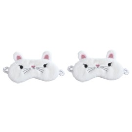 Healeved 2pcs Mask Lightweight Comfortable Contoured Sleeping Cover for Naps Travel Breathable Material Strap for Relaxation