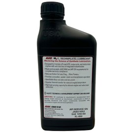 Klotz MX-4 TechniPlate, Hi-Performance Synthetic Motor Oil Lubricant for 4-Stroke Off-Road Racing Motorcycle & ATV Engines | 10W-60 – KL-890 – 1 Quart