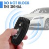 WORCAS Key Fob Case Carbon Fiber Pattern Silicone Cover Compatible
