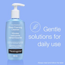 Neutrogena Fresh Foaming Cleanser and Makeup Remover, 200 mL