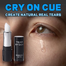 BOBISUKA 2pcs Tear Stick Kit with Natural Menthol For Actors & Actresses, Cry Stick Set with Real Tear On Cue Ideal for Film, Audition, Theatre, TV Acting, Performance and Stage