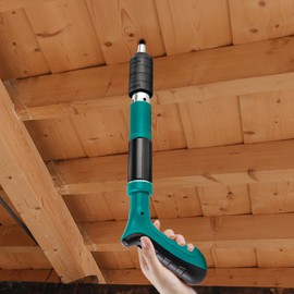 CNCEST Nail Wall Fastening Tool,Mini Portable Home Fit Up Metal Plate Nailer Multi-Function Wall Fastening Tool (Black+Green)