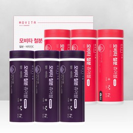 Mobita Medipost Movita iron chewables (60 tablets), 6 packs (6 months supply) / 메디포스트 모비타 철분 츄어블 (60정) 6통 (6개월분)