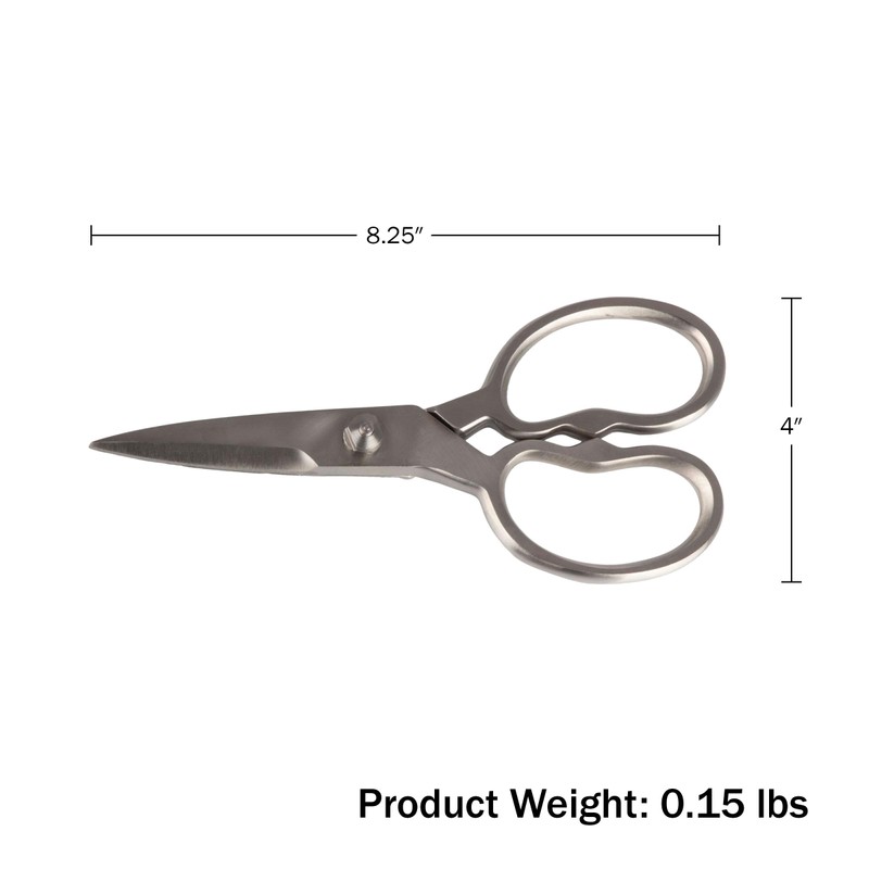 Heavy Duty Kitchen Scissors - Multipurpose Forged Stainless Steel Scissors