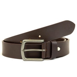 Mens Belt Genuine Leather Belt for Jeans and Dress, Big, Tall and Wide Leather Belt Black and Brown