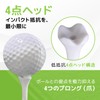 &FUN Golf Tee, Low Resistance Head, Long Tee, 3.3 inches