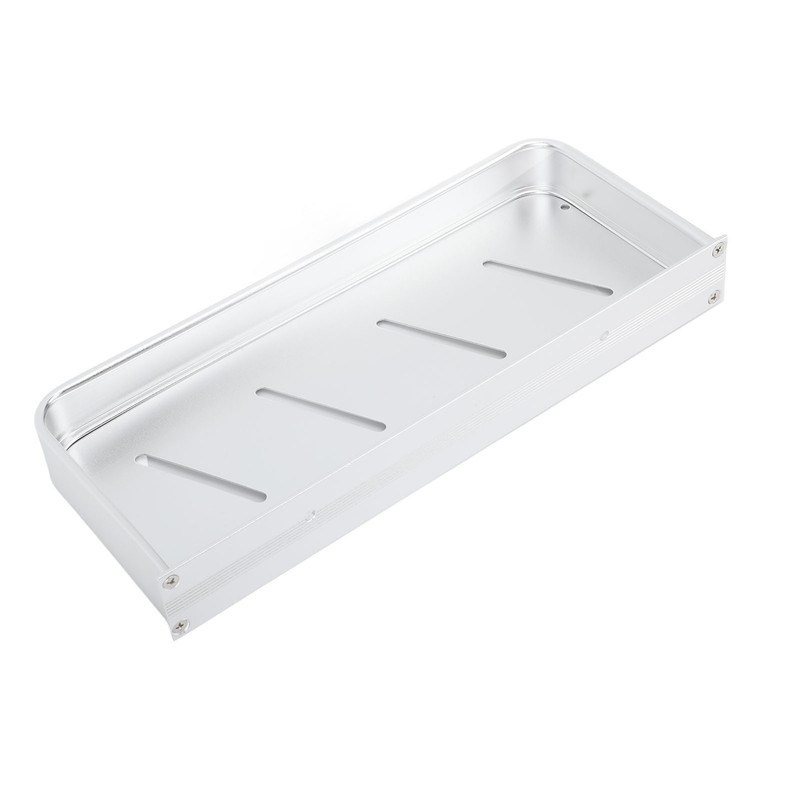 Bathroom Space Aluminum Shelf Bathroom Wall Mounted Drill Free Shelf