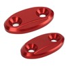 2pcs Motorcycle Rearview Mirror Base Cover Aluminum Alloy Windscreen Mirror