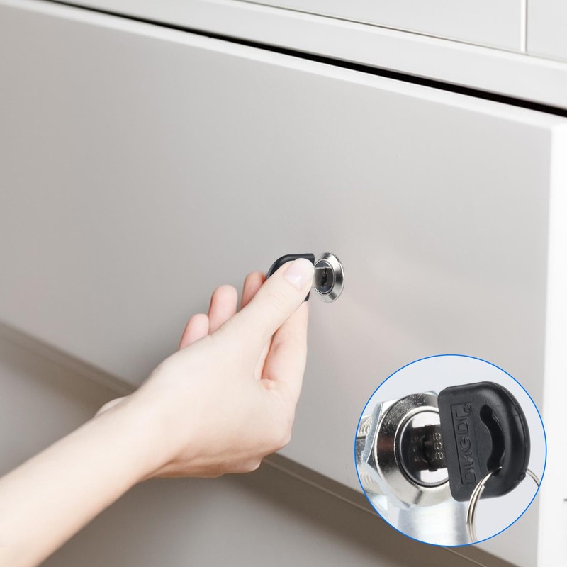 2pcs Cabinet Locks, 16mm Letterbox Locks, Security Mailbox Locks, Cam