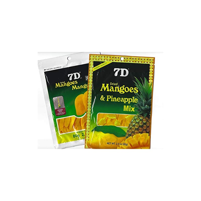 7D Dried Mango Pineapple 5 Pack