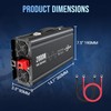 Vterun 2000W Pure Sine Wave Inverter 12V DC to 110-120V