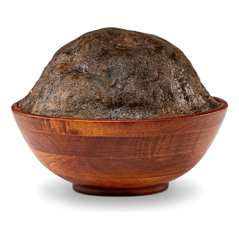Pasta De Jabon Negro Africano De 8 Onzas. 100% Cruda,