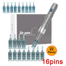 Handheld Home Pen Skin Care Whitening Pores Stretch Mark Removal Skin Tightening Hydro Pen M8color: M8 WITH 12PCS NANO