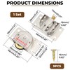 338 Sliding Cabinet Door Hardware Silver – Stainless Steel Cabinet