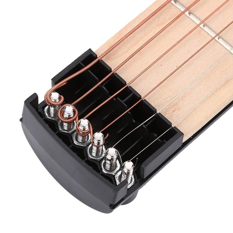 Pocket Guitar Practice Neck Portable 6 Fret Pockets Practice Guitar