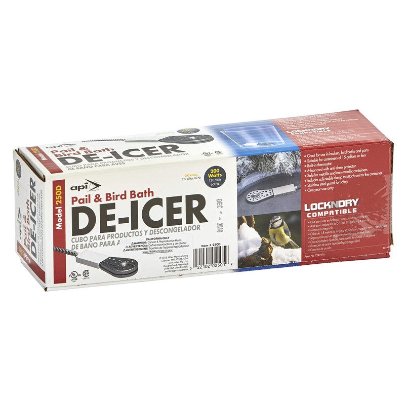 API® Utility Bucket De-Icer | Water Heater for Livestock, Horses,