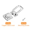 sourcing map 10Pcs Toggle Catch Lock, 1.89" x 1.26" (LxW)
