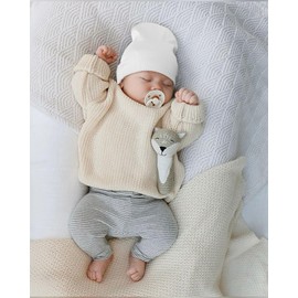 DRESHOW Newborn Baby Hat Beanie Clothing Unisex Infant Hat Nursery Hat Baby Boys Girls 0-24 Months, 6 sets: beanie hats 104-08