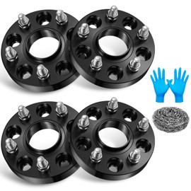 BDFHYK 5x120mm Wheel Spacers 1inch 5x4.7 Hubcentric Wheel Spacer Compatible with Acura MDX RLX TLX ZDX,Honda Civic Odyssey Passport Pilot Ridgeline, Forged 5 Lug M14x1.5 & 64.1mm Hub Bore, Set of 4