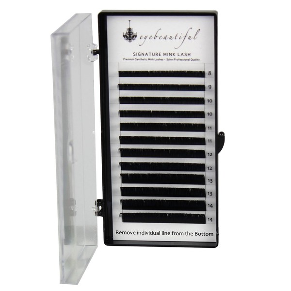 Eyebeautiful Premium MINK Individual Lashes .20mm Mixed D Curl Lash