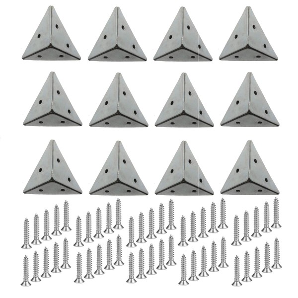 TERF® 12 Pcs Heavy Duty 45mm Pyramid Angel Mounting Corner