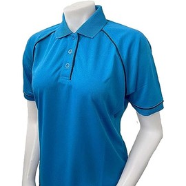 Smitty | VBS-402 | Blue Women's Premium Performance Mesh Volleyball Shirt | Professional Referee Officials Shirt (XL)