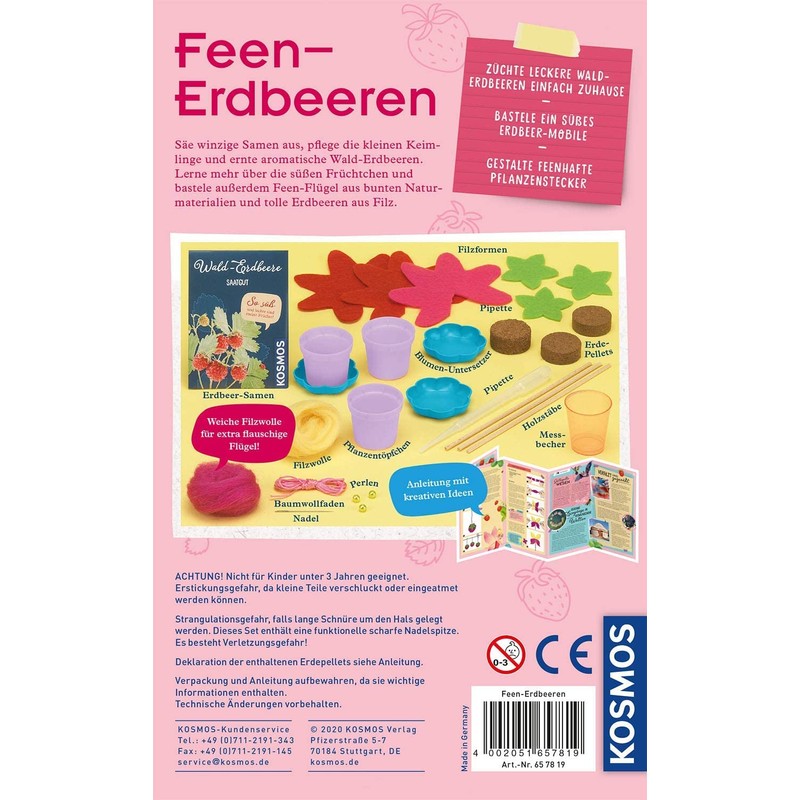 KOSMOS 657819 Fairy Strawberries Children's Experiment Set