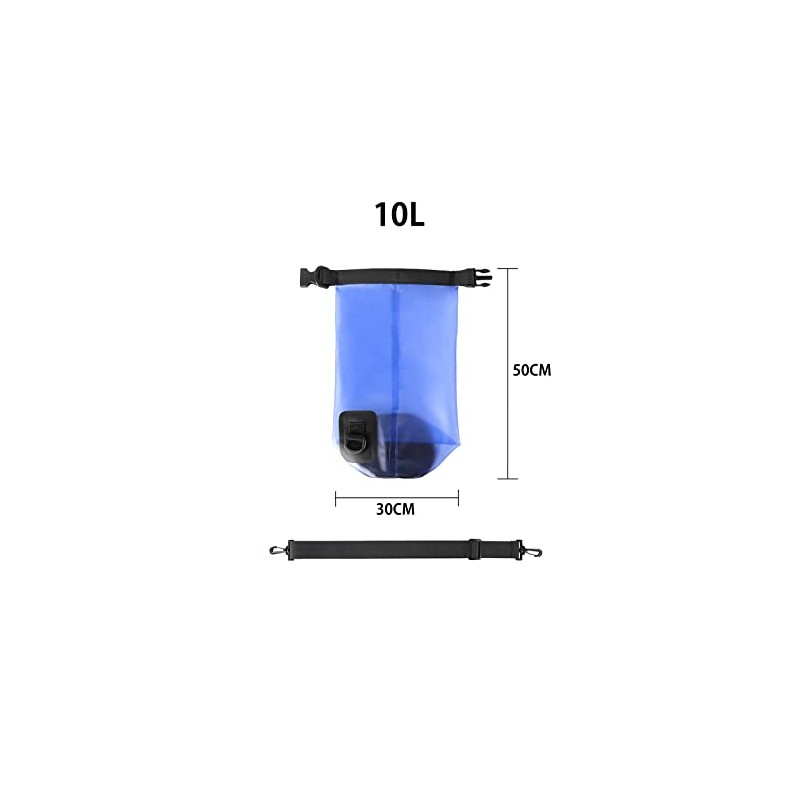 Bolsa seca impermeable, 10 L/20 L, impermeable, bolsa seca para