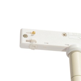 QAZQA - Modern Spotlight I Ceiling Spotlight I Ceiling Spotlight I Spotlight I Lamp I Light Beige with White for 1-Phase Rail System Complete Set I Spotlight I Ceiling Spotlight I Ceiling Spotlight I